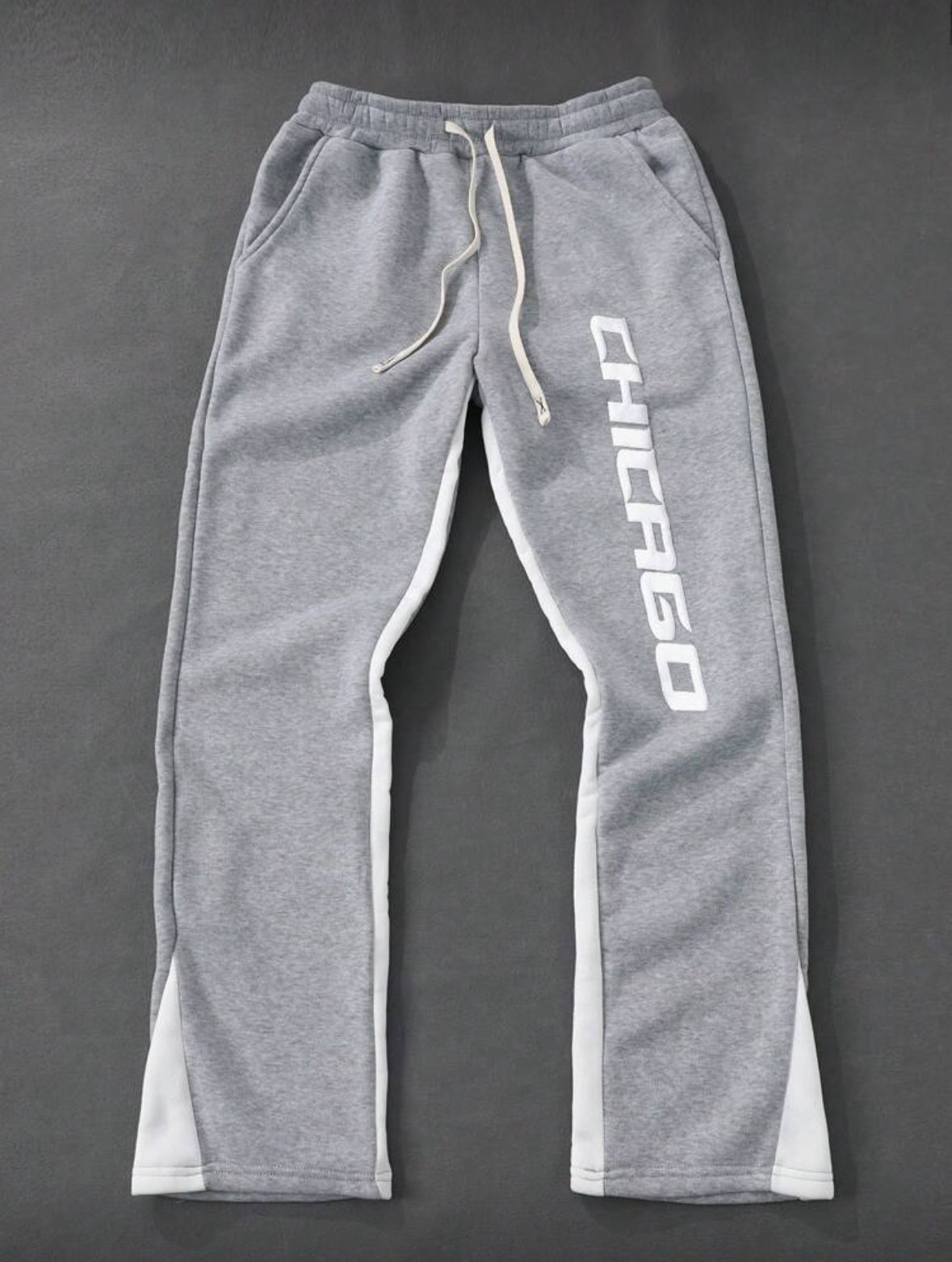 Manfinity Campus Court Men’s Street-Style Athletic Sweatpants – High-Street Letter Print