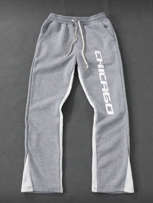 Manfinity Campus Court Men’s Street-Style Athletic Sweatpants – High-Street Letter Print